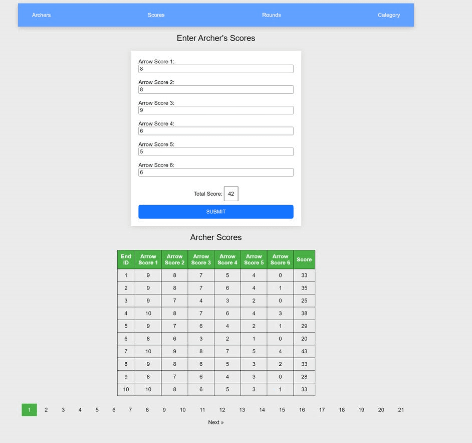 Archery Scoring